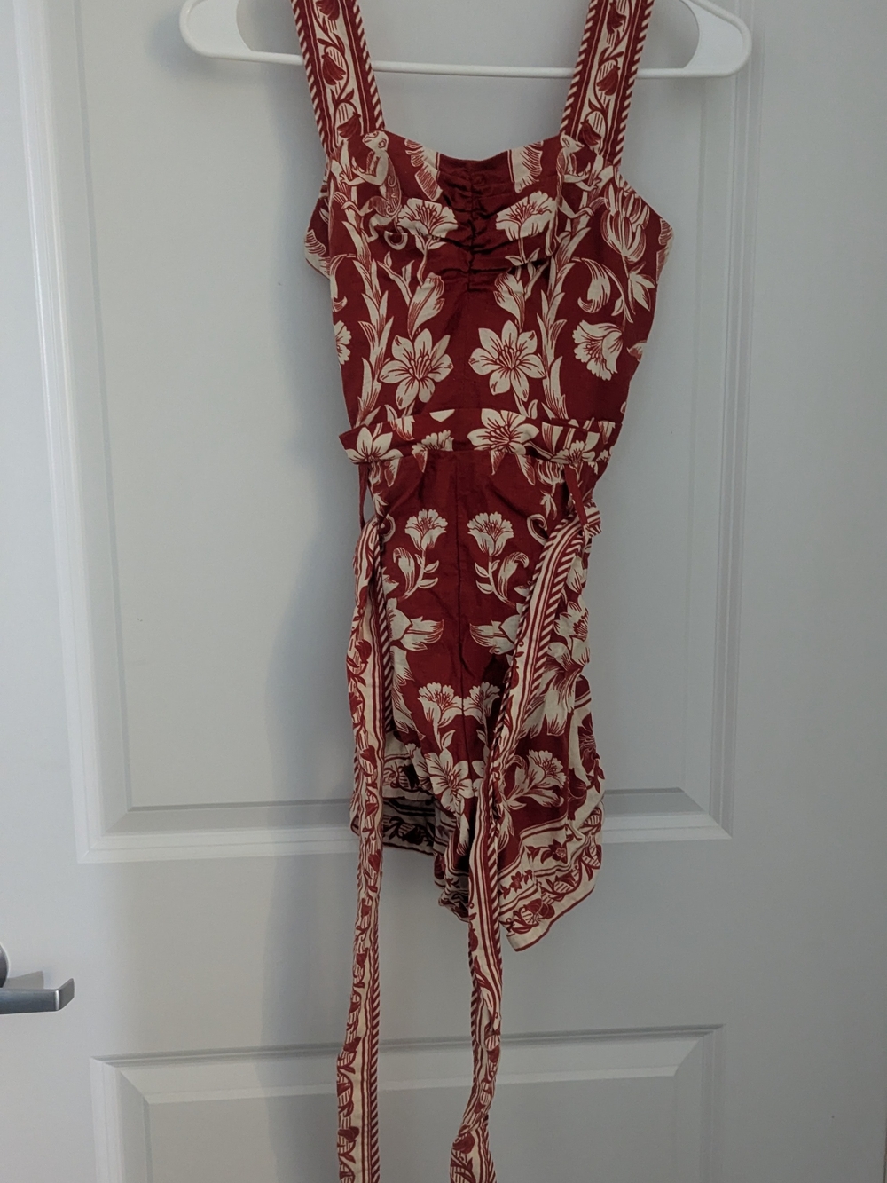 FARM Rio Red Floral Romper - Picture 2 of 4